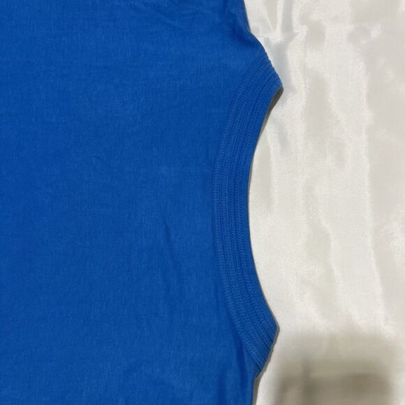 NWT Coldwater Creek Shirt Womens 3X Supima Short Sleeve Tshirt Top Blue - Picture 8 of 9
